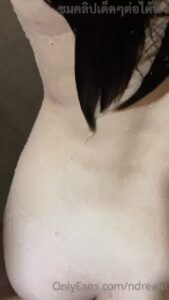 น้องดรีม Onlyfans หุ่นผอมบางนมจิ๋ว โดนแฟนควยใหญ่ซอยหีสดแรงท่าหมาในห้องน้ำ แตกในคาหี POV